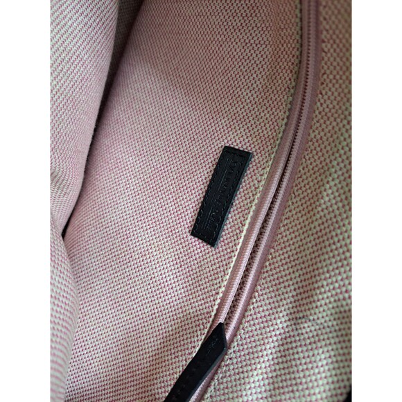 Dooney Bourke Black Crocodile Embossed Leather Logo Lock Hobo Bag Tote Alligator - Picture 9 of 14